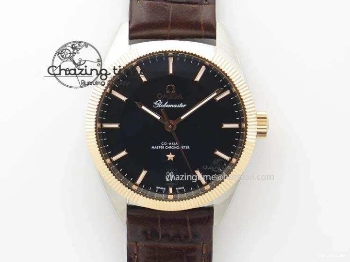 0105 De Ville Power Reserve SS MKF 1:1 Best Edition Black Dial on Black Leather Strap A Packable 7744